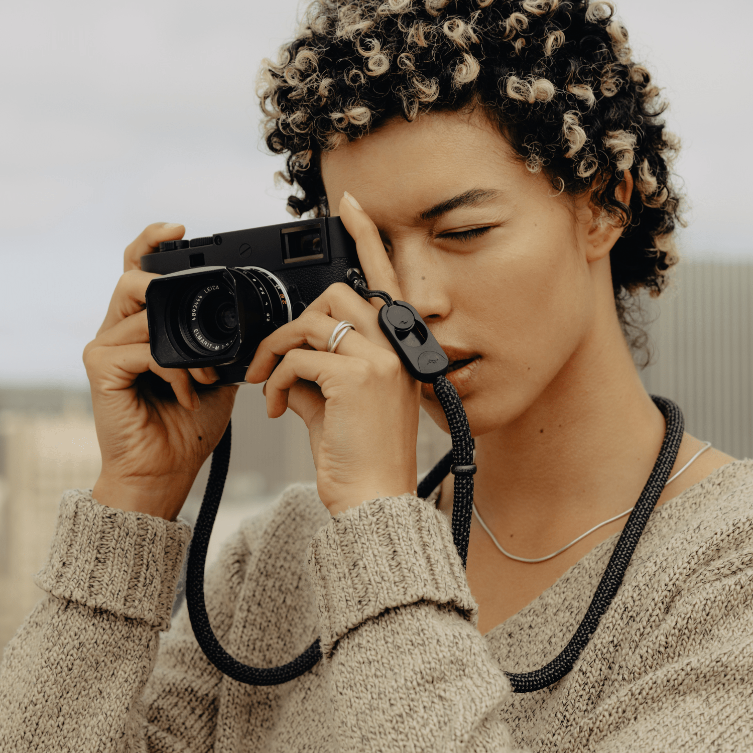 Form Rope Camera Strap Standard black (4)-min